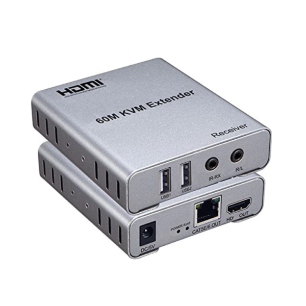 60M KVM HDMI Extender with Audio (Green Box)