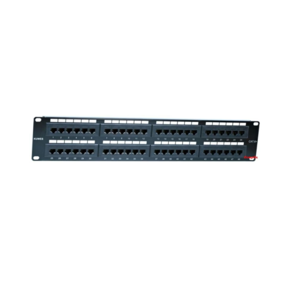 Kuwes Unshielded 48 port full loaded patch panel