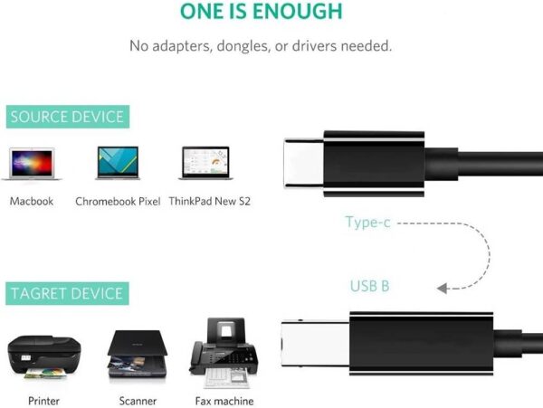 Orcrx-Link Type C Printer Cable 1.5M - Image 6