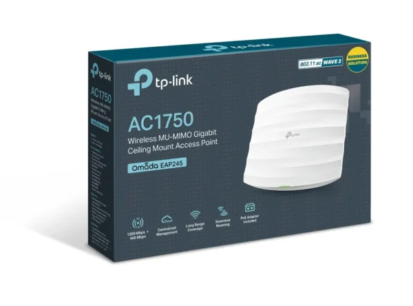 TP-Link EAP245 AC1750 Wireless Ceiling Mount Access Point - Image 2