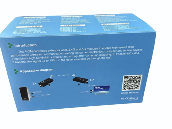 HDMI Wireless Extender 150M(Blue Box) - Image 5