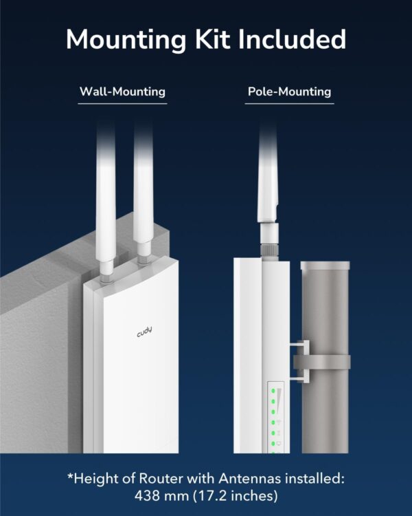 Cudy Outdoor AC1200 Gigabit Wireless Access Point, AP1300-Outdoor - Image 2