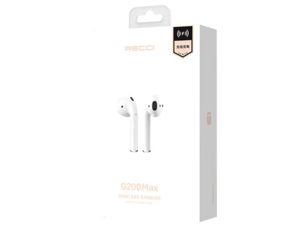 Recci Earbud TWS G200 Max - White - Image 3