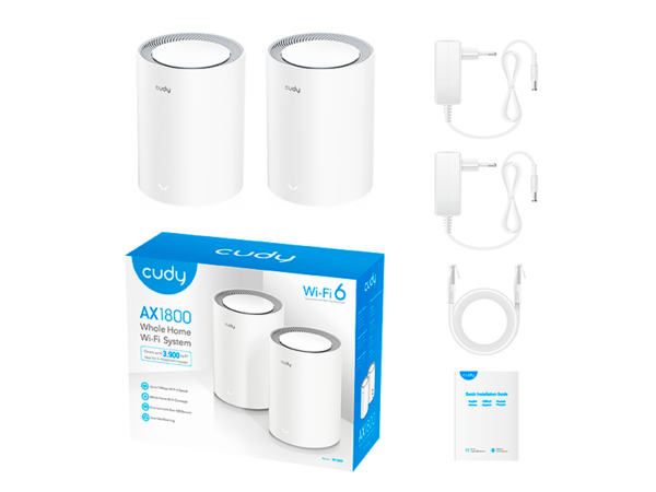 Cudy M1800 (2 pack) AX1800 Wifi 6 Mesh Solution - Image 2