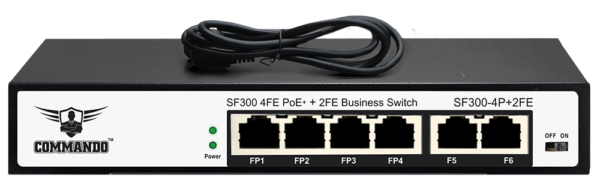 Commando PoE Switch 4port - Image 2