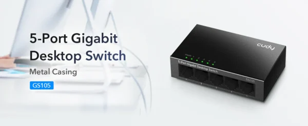 Cudy 5-port Gigabit metal switch GS105 - Image 7