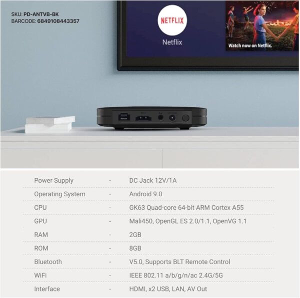 Porodo Android TV Box Video Streaming - Image 3