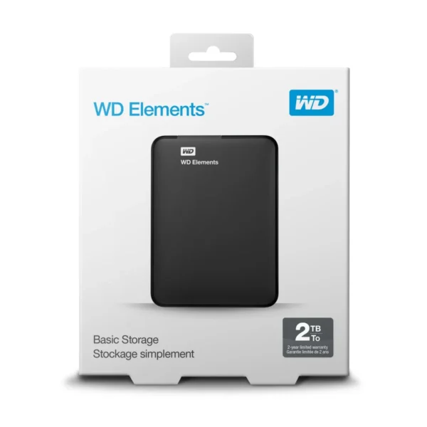 WD Elements Portable external hard drive Case Black - Image 2