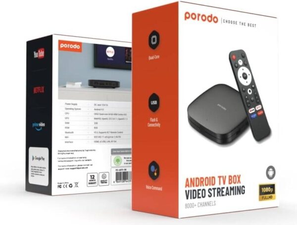 Porodo Android TV Box Video Streaming - Image 2