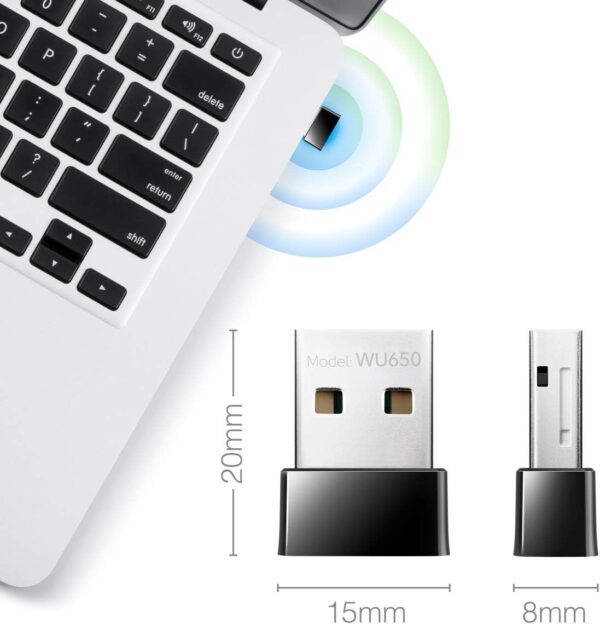 Cudy AC650  Mini  USB Adapter WU650 - Image 8