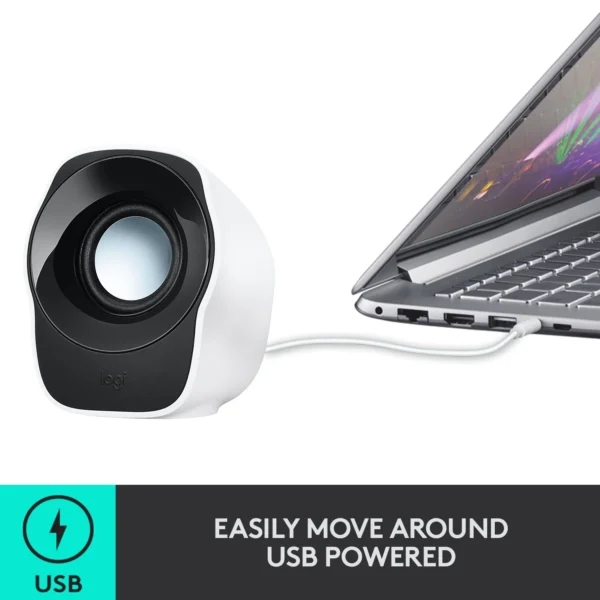 Logitech Z120 Mini Stereo USB Powered Speakers - Image 8